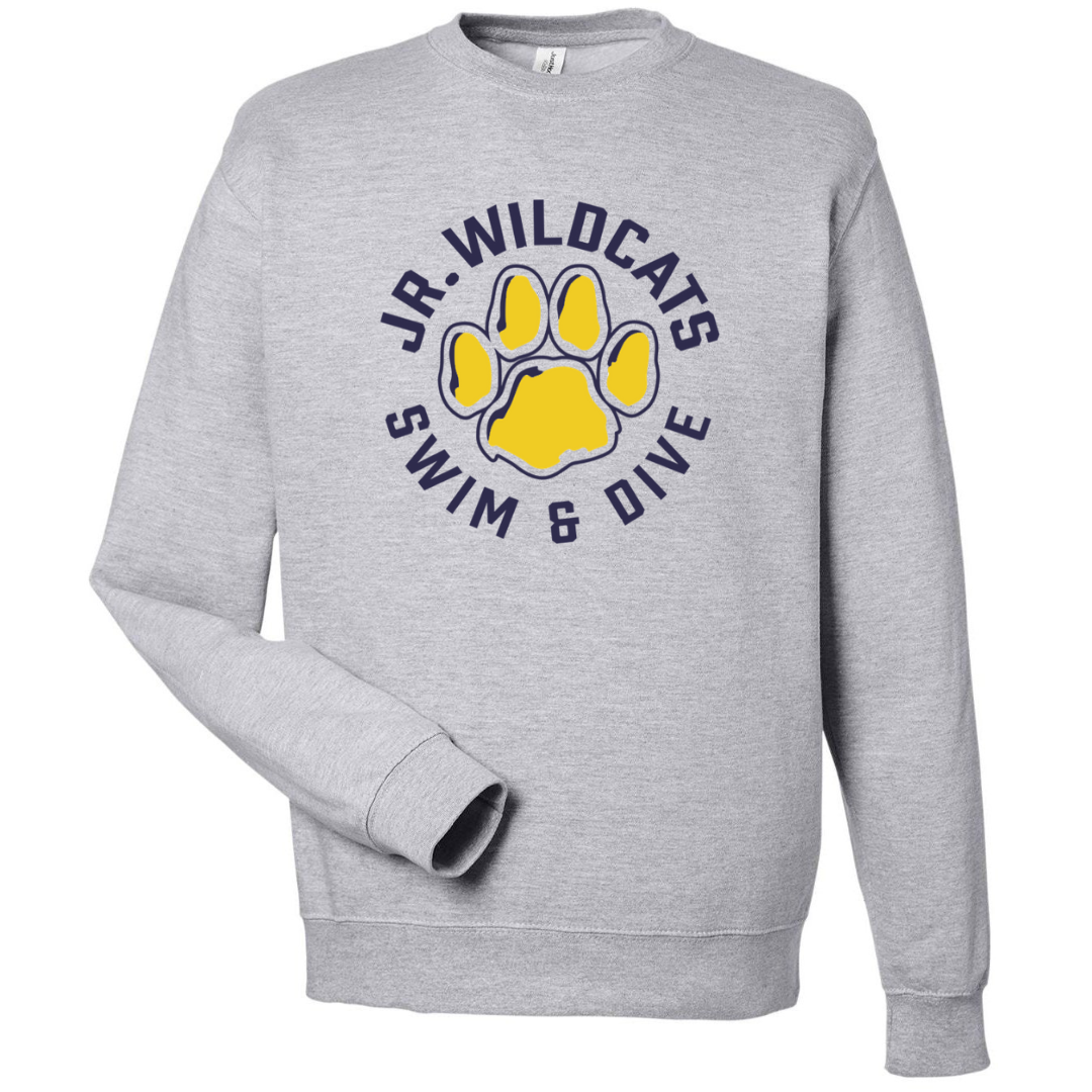 Fleece Crew Neck Sweatshirt (Customized) - Jr. Wildcats