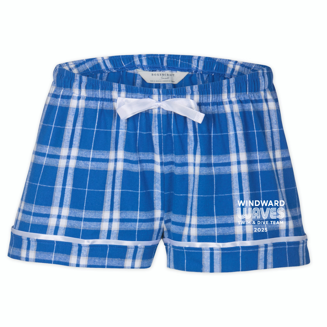 Boxercraft Women's Flannel Short (Customized) - Windward