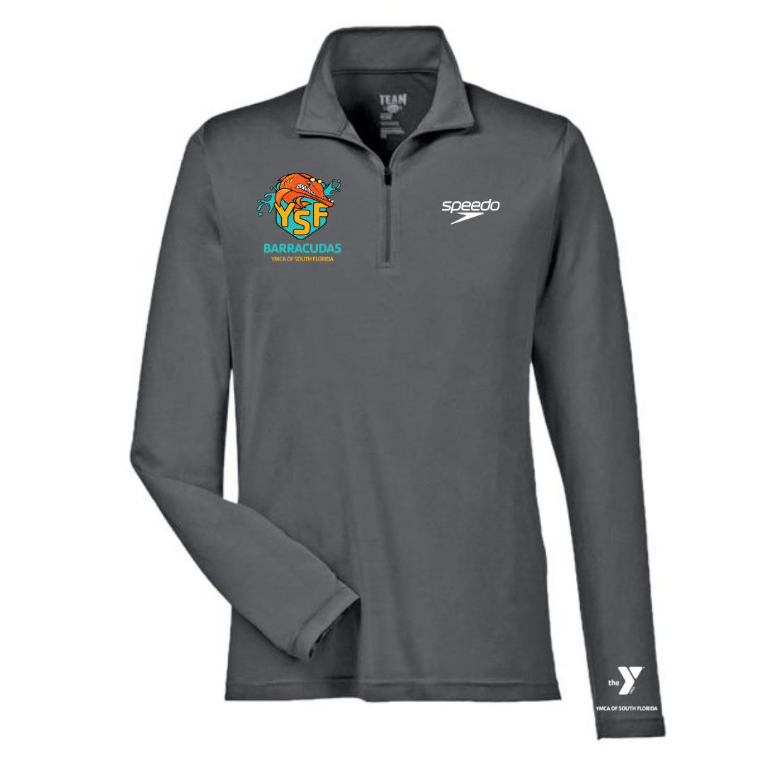 Men's/Youth Zone Performance Quarter-Zip Pullover (Customized) - YMCA of South Florida