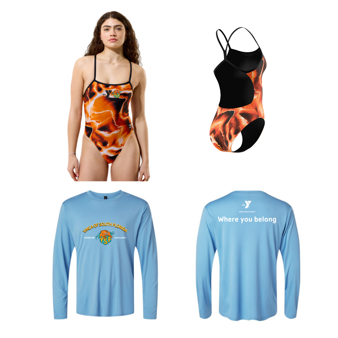YMCA South Florida Female Swimmer Starter Bundle - V-Back
