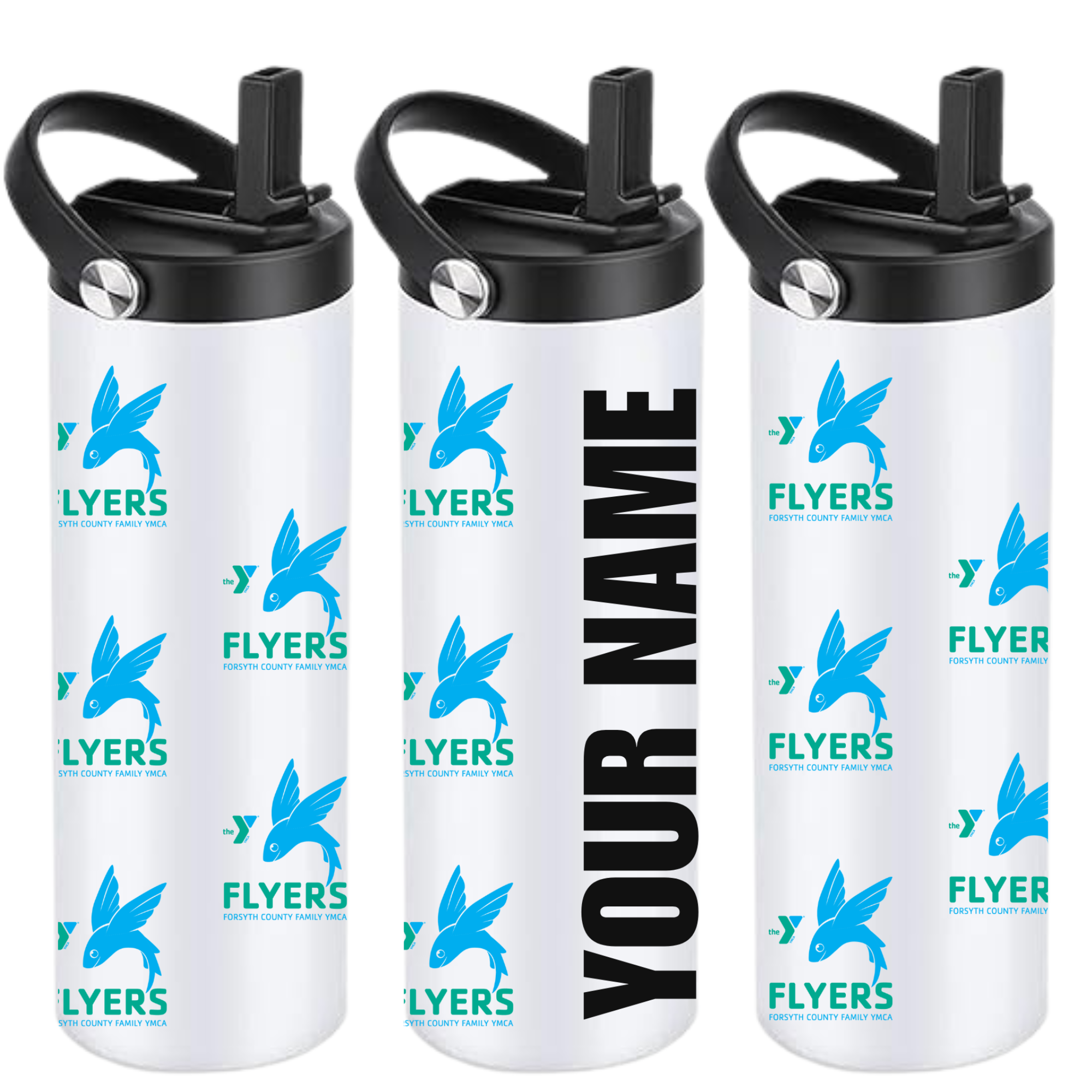 Personalized Insulated Sports Bottle 20oz (Customized) -  Forsyth YMCA