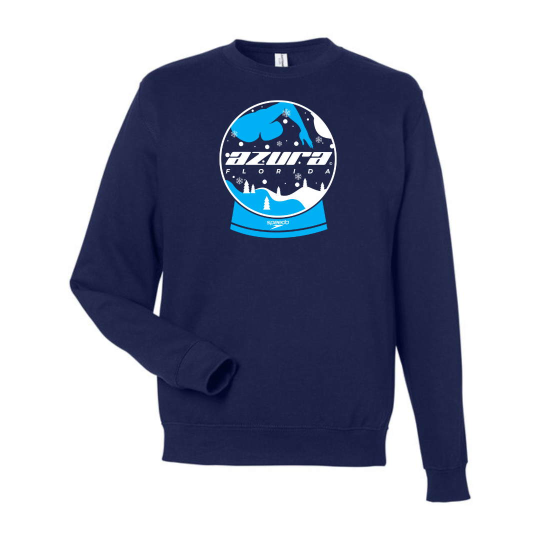 Medium Weight Unisex Crewneck Sweatshirt (Customized) Winter Edition - Azura