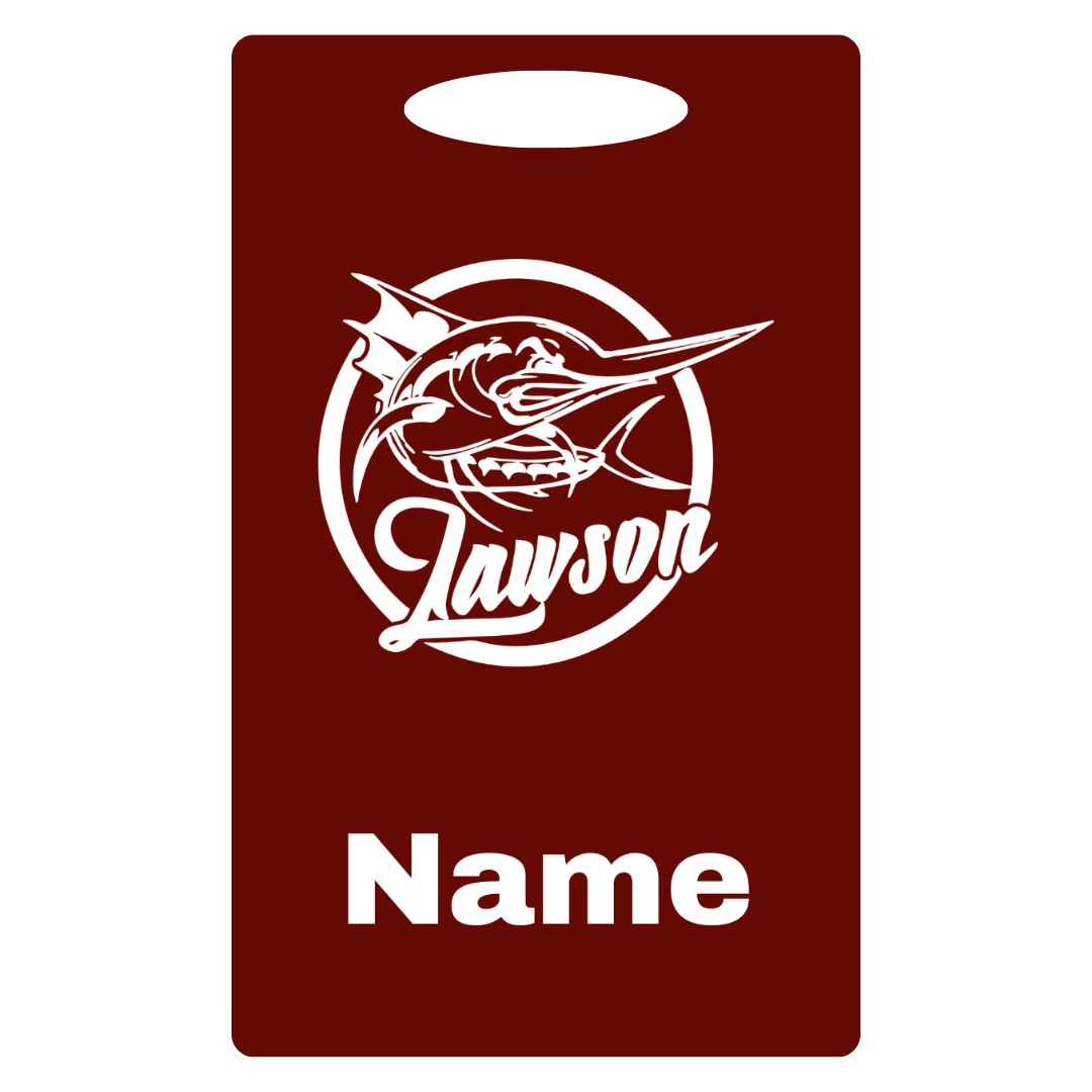 Aluminum Bag Tag (Customized) - Lawson