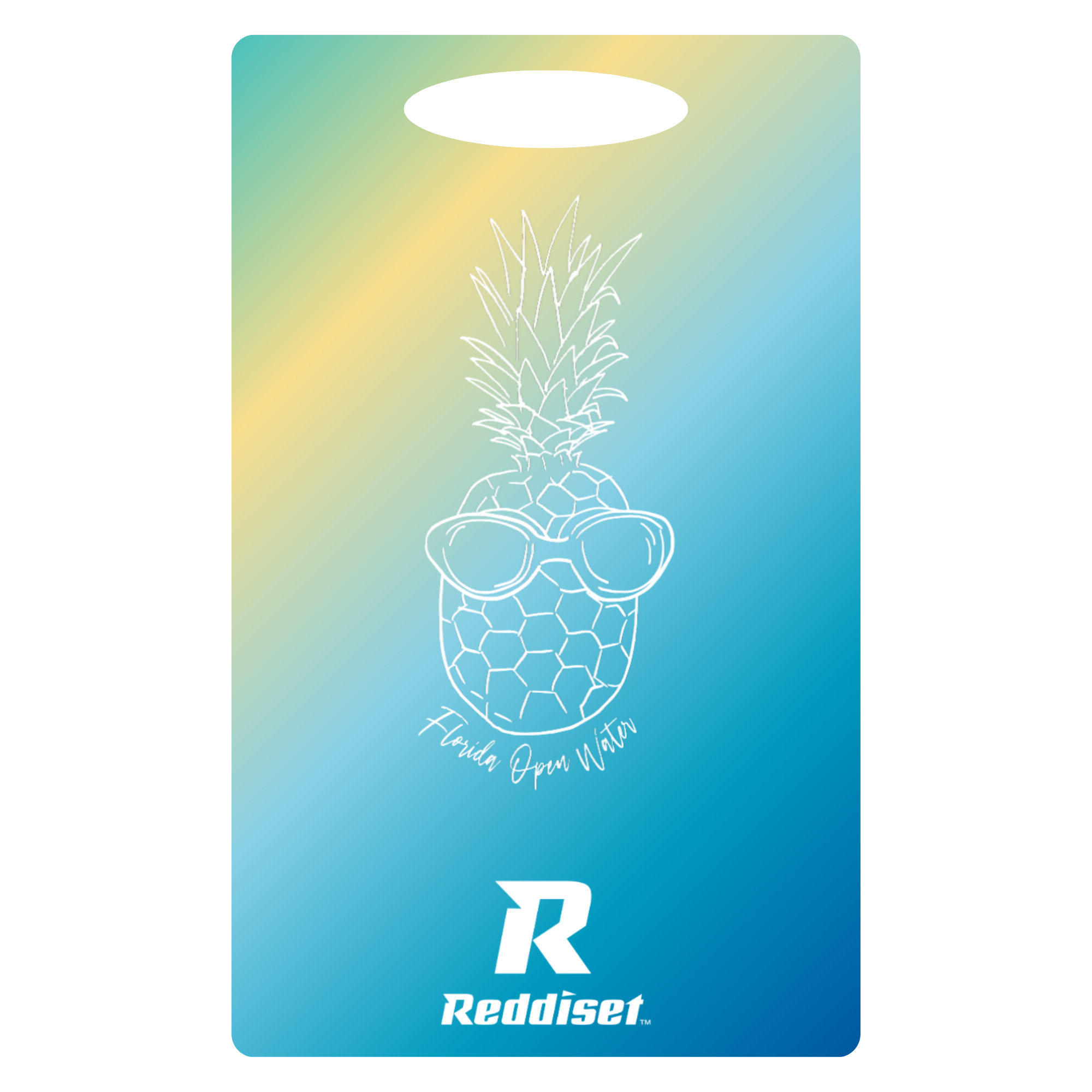 Aluminum Bag Tag (Customized) - Florida Open Water