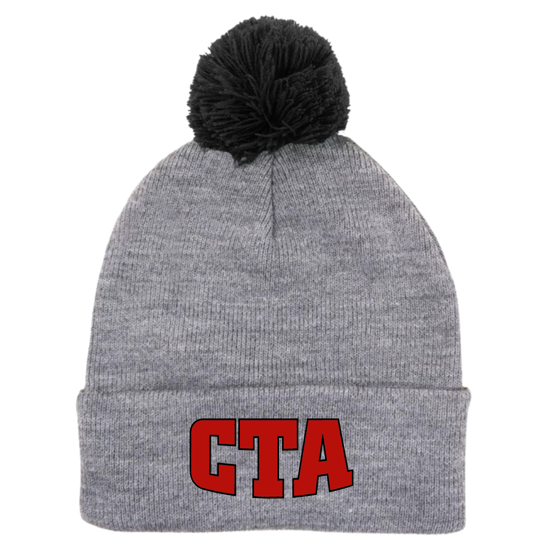 Puff Ball Beanie (Customized) - Crimson Tide Aquatics