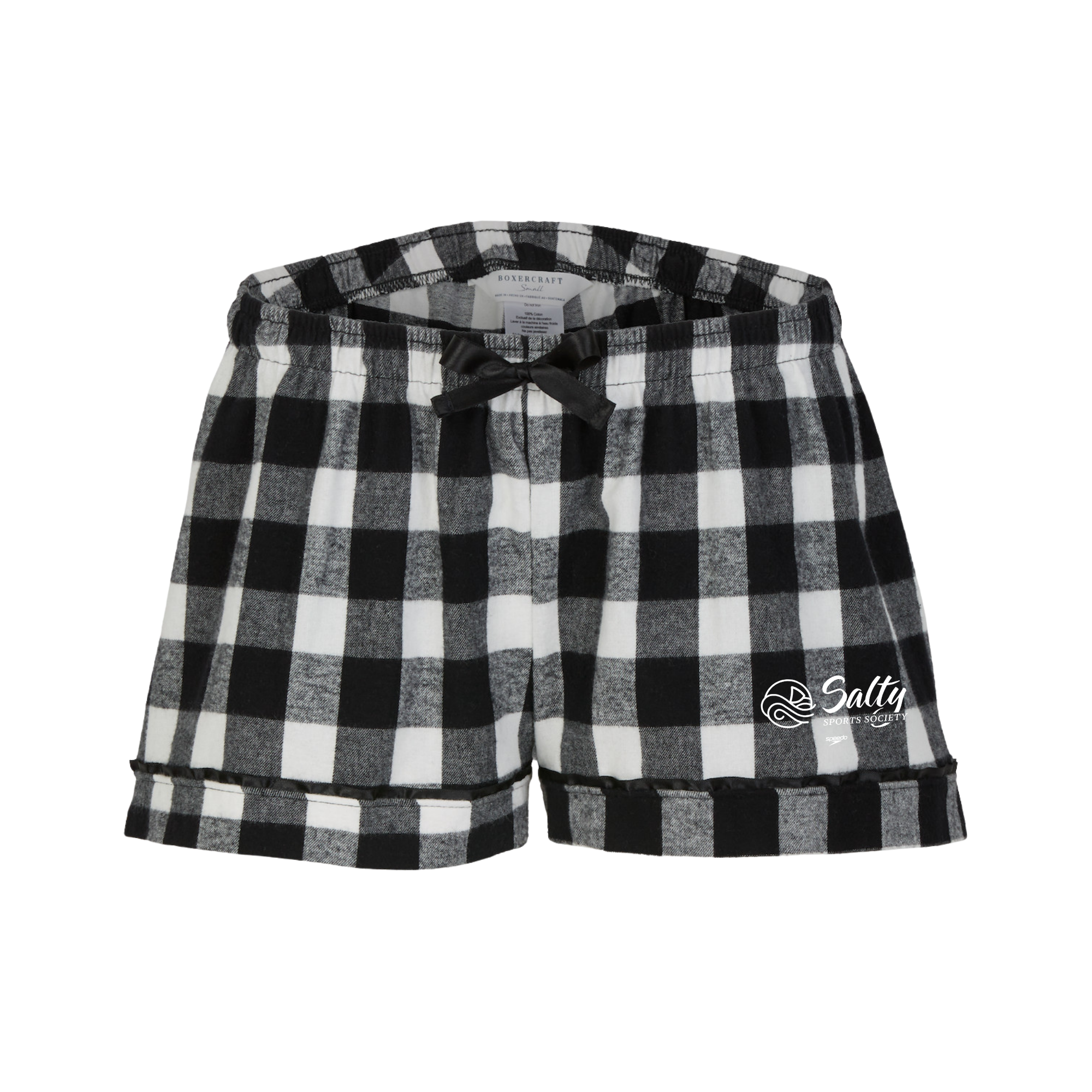 Boxercraft Women's Flannel Short (Heat Press) - Salty Sports Society