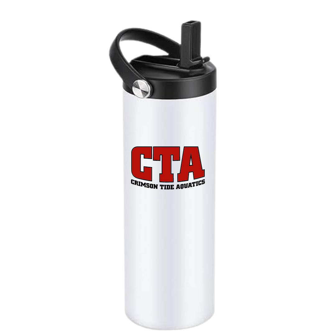 Insulated Sports Bottle 20oz (Customized) - Crimson Tide Aquatics