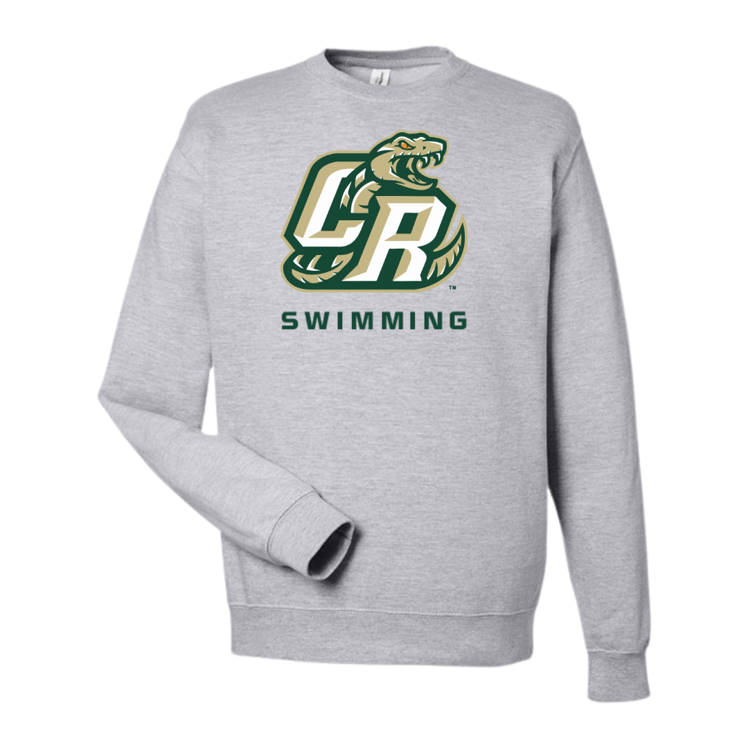 Fleece Crew Neck Sweatshirt (Customized) - Catawba Ridge High School