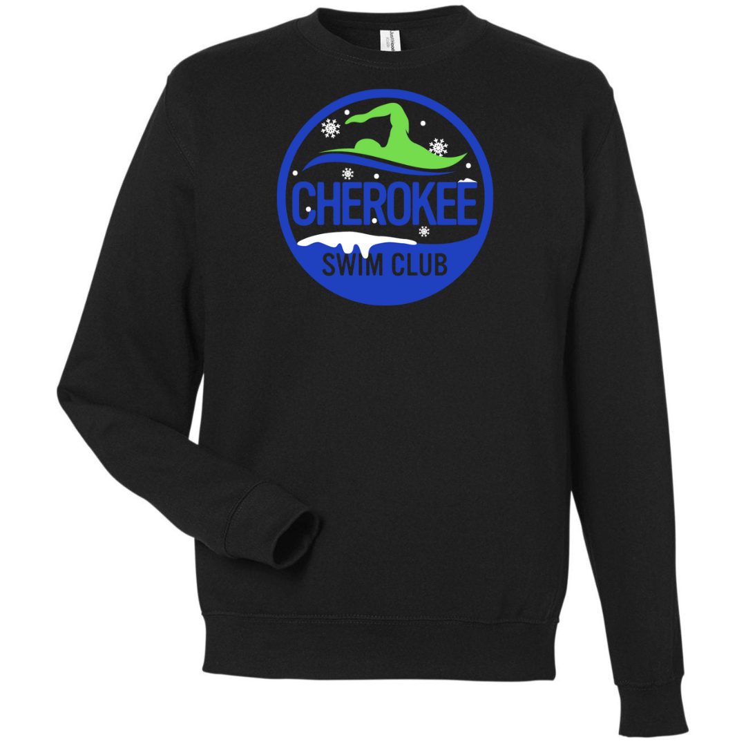 Medium Weight Unisex Crewneck Sweatshirt Winter Edition (Customized) - Cherokee Swim Club