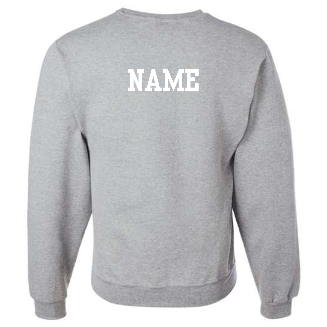 Raptors Logo Fleece Crew Neck Sweatshirt (Customized) - Mountain Island Middle School