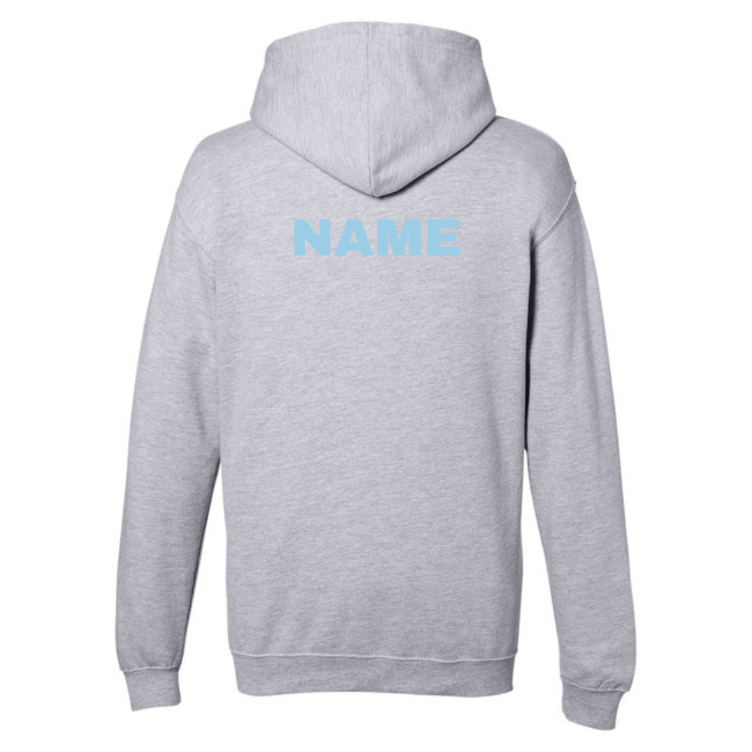 Medium Weight Unisex Hooded Sweatshirt Full Chest Logo (Customized) - Brookhaven