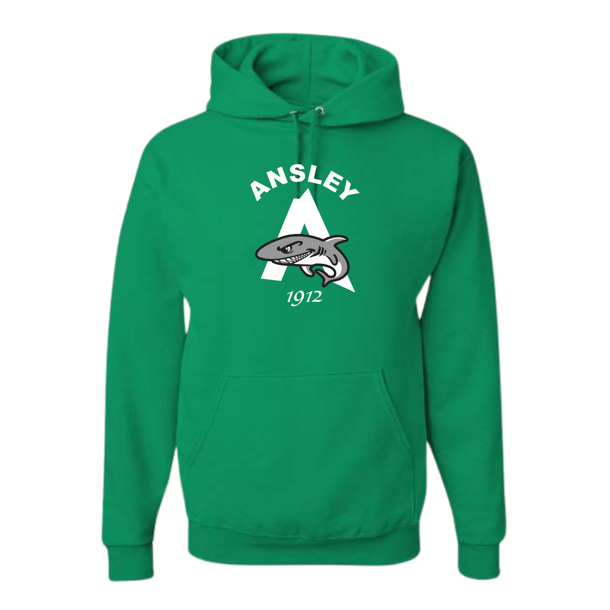 Medium Weight Unisex Hooded Sweatshirt (Customized) - Ansley Sharks