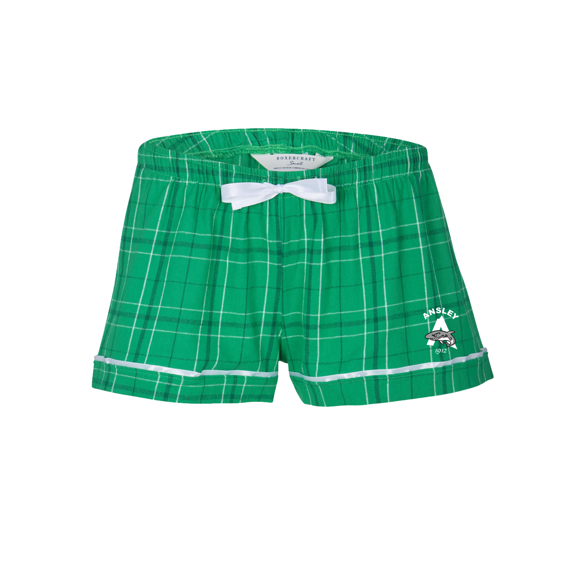 Boxercraft Women's Flannel Short (Customized) - Ansley Sharks