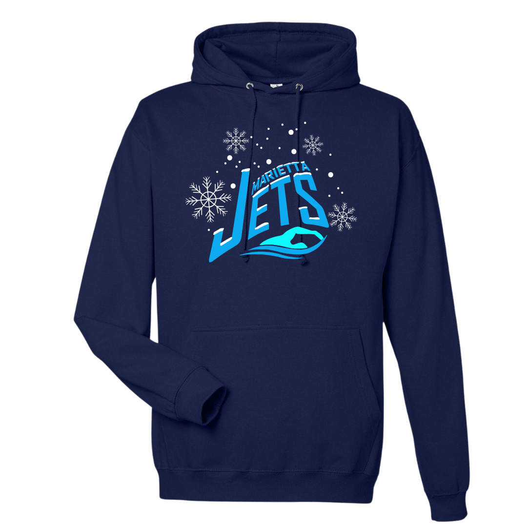 Medium Weight Unisex Hooded Sweatshirt Winter Edition (Customized) - Marietta Jets