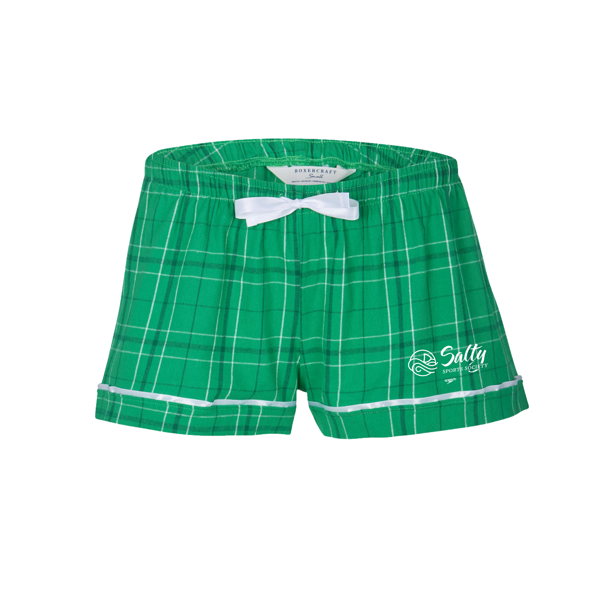 Boxercraft Women's Flannel Short (Heat Press) - Salty Sports Society