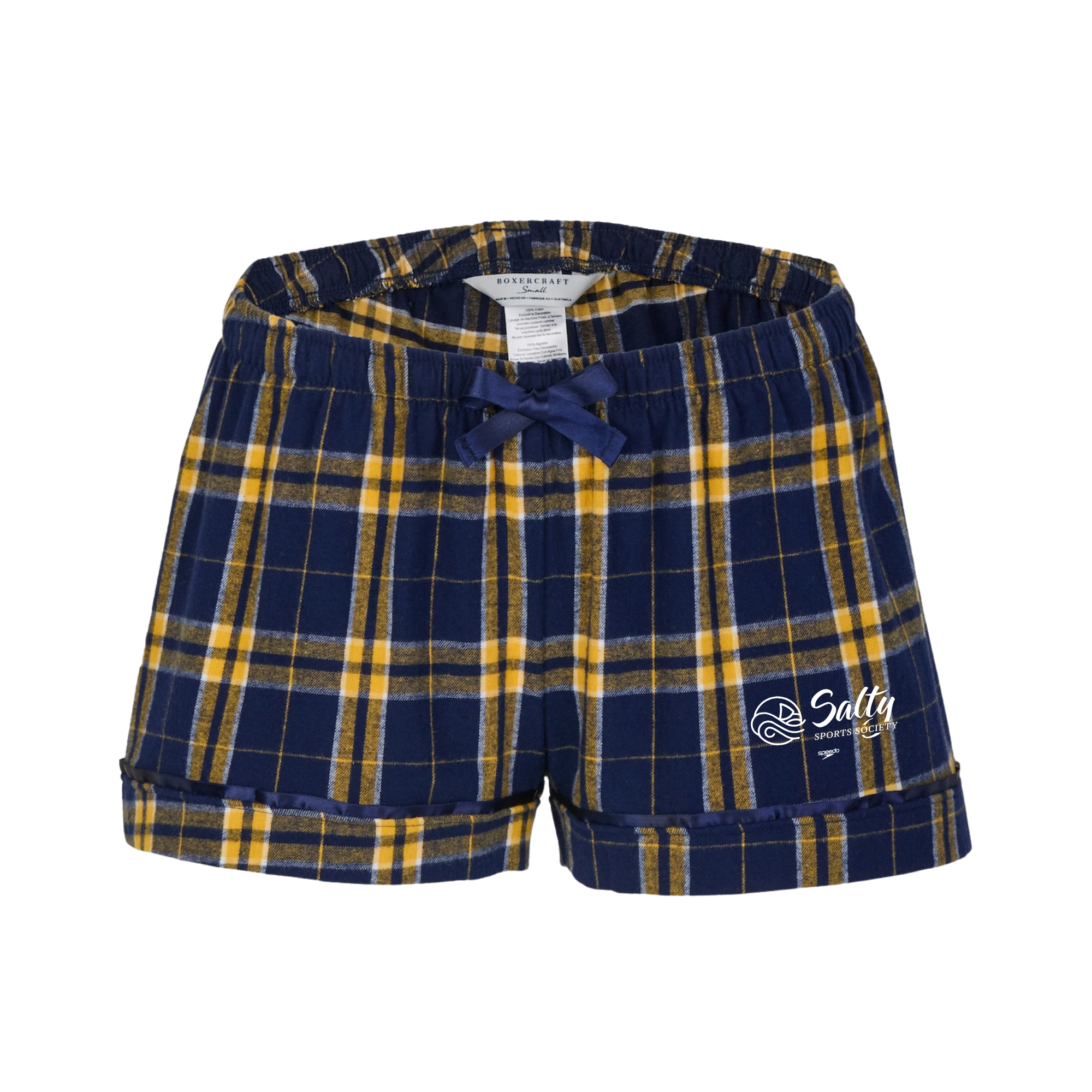 Boxercraft Women's Flannel Short (Heat Press) - Salty Sports Society