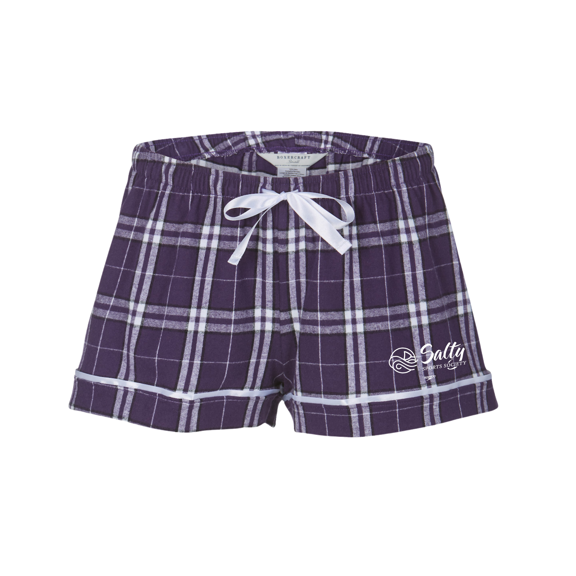 Boxercraft Women's Flannel Short (Heat Press) - Salty Sports Society