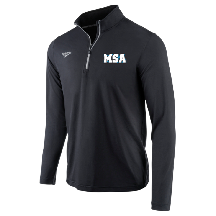 Speedo Jersey 1/4 Zip Long Sleeve T-Shirt (Customized) - MSA