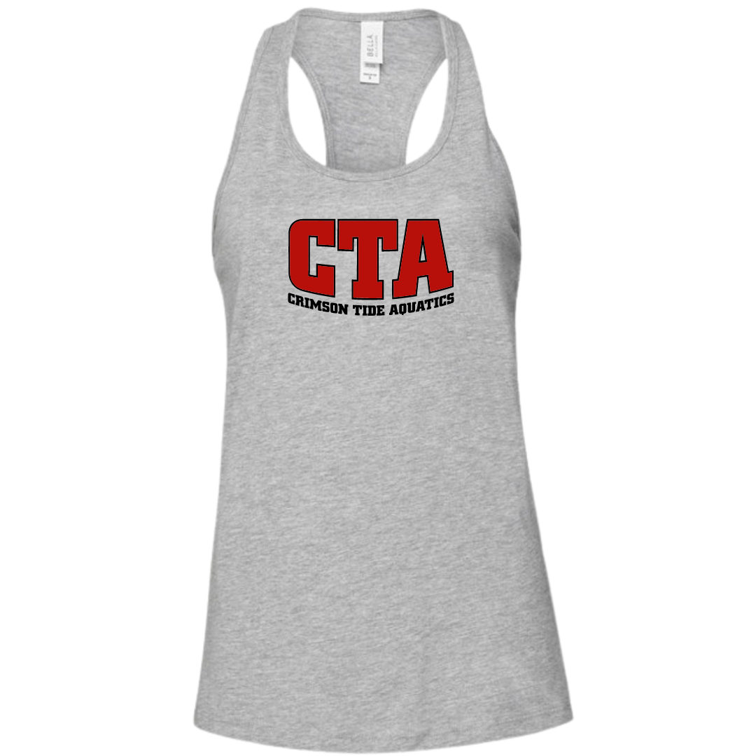 Ladies' Racer Back Tank (Customized) - Crimson Tide Aquatics