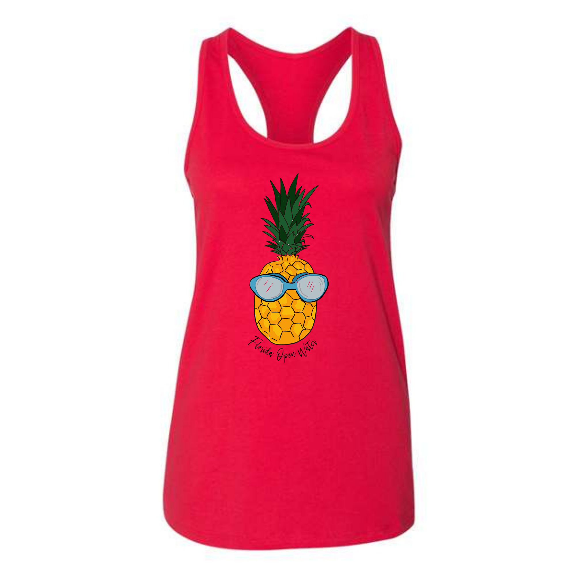 Ladies'  Racerback Tank (Customized) - Florida Open Water