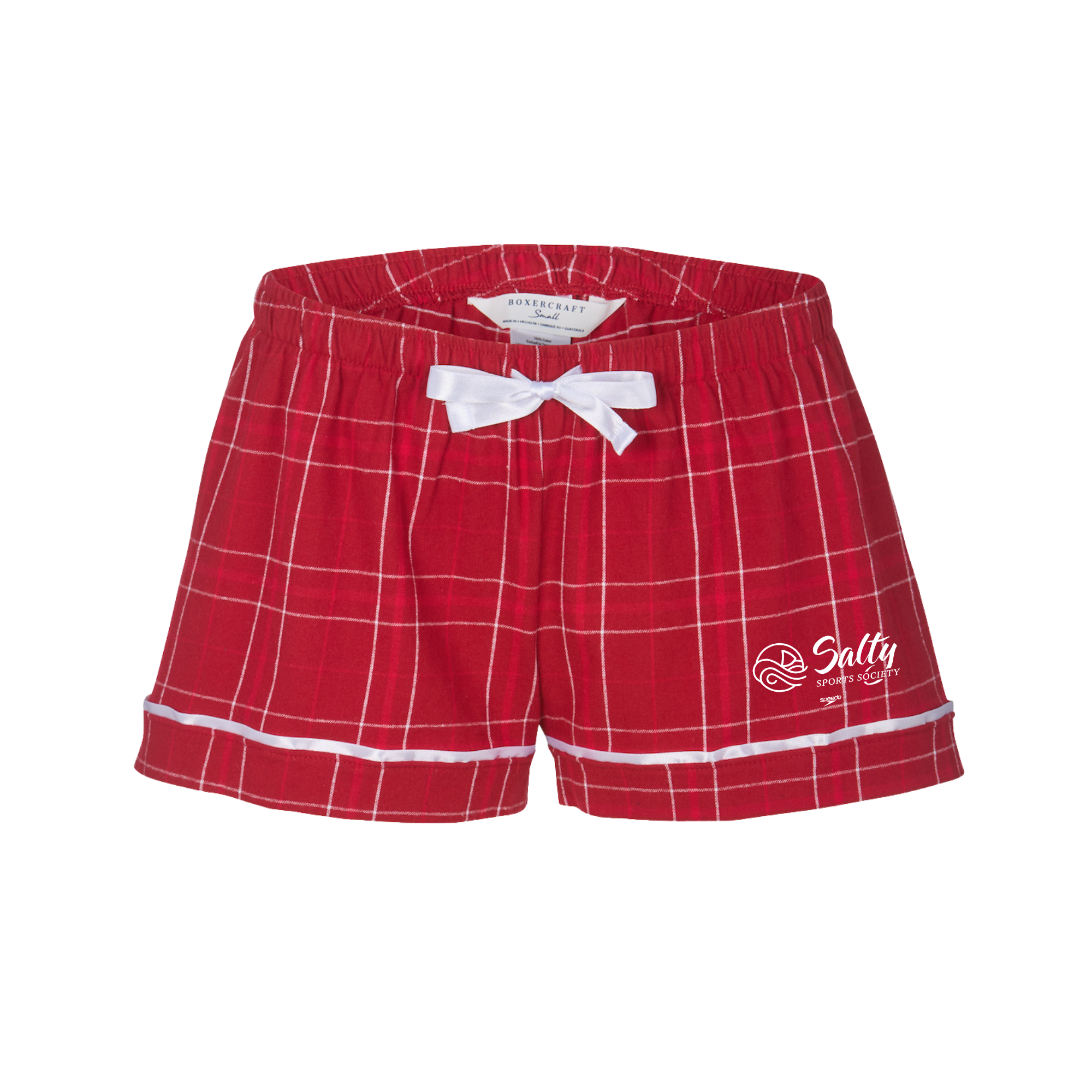 Boxercraft Women's Flannel Short (Heat Press) - Salty Sports Society