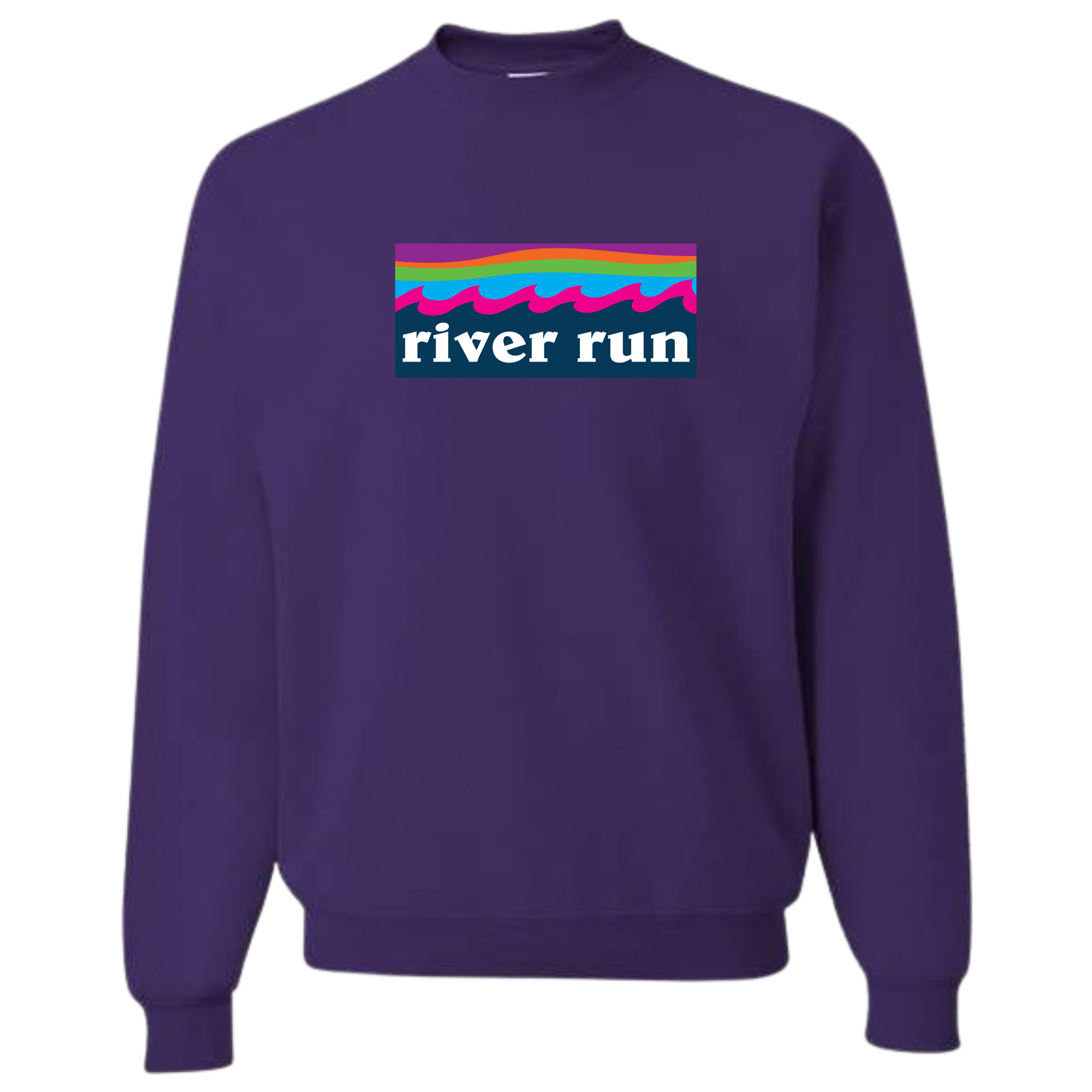 Fleece Crew Neck Sweatshirt (Customized) - River Run