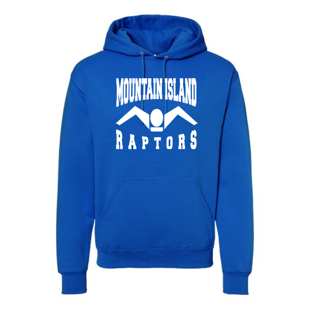 Raptors Logo Medium Weight Unisex Hooded Sweatshirt (Customized) - Mountain Island Middle School