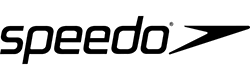 Speedo logo in black and white