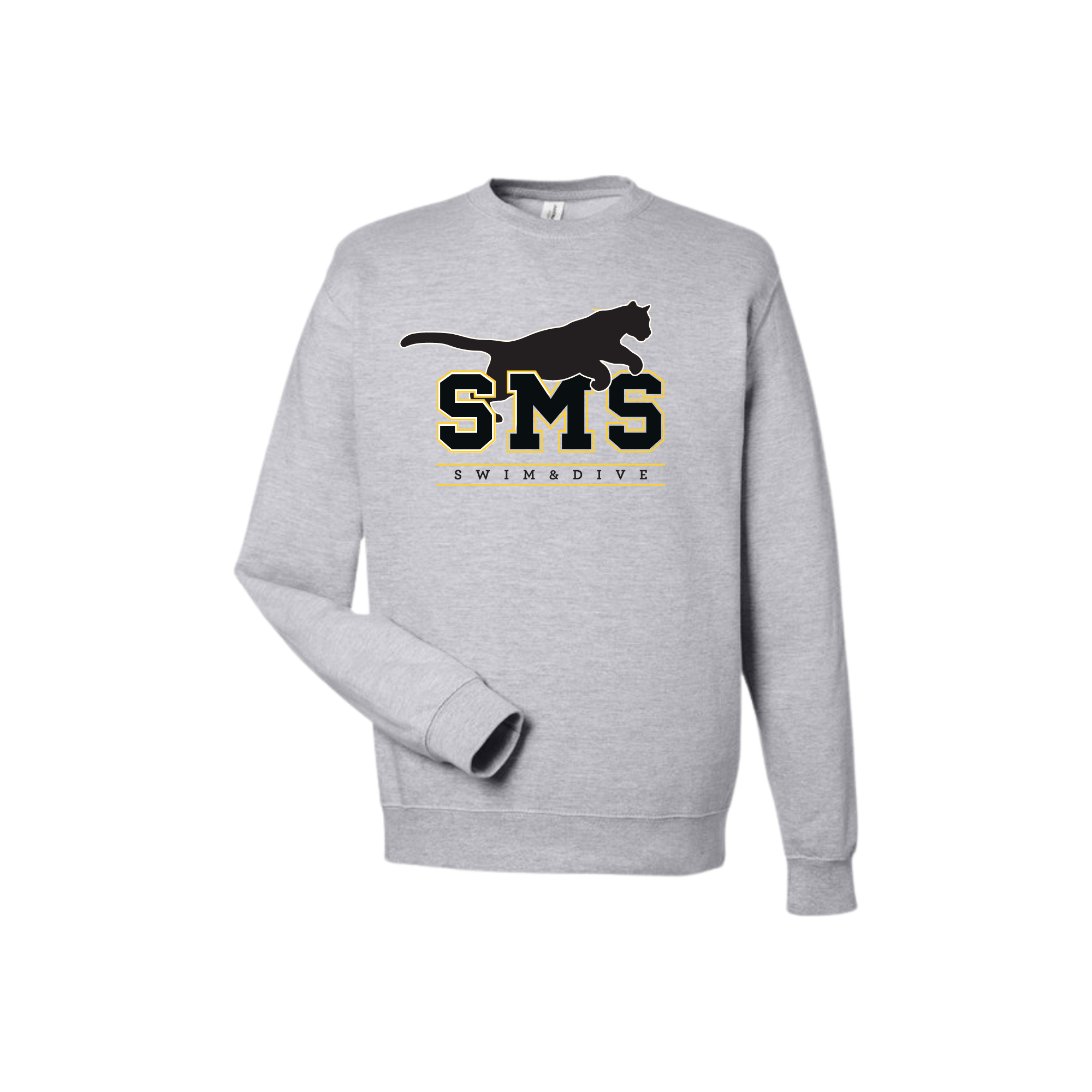 Medium Weight Unisex Crewneck Sweatshirt (Customized) - Sutton Middle (Logo 2)