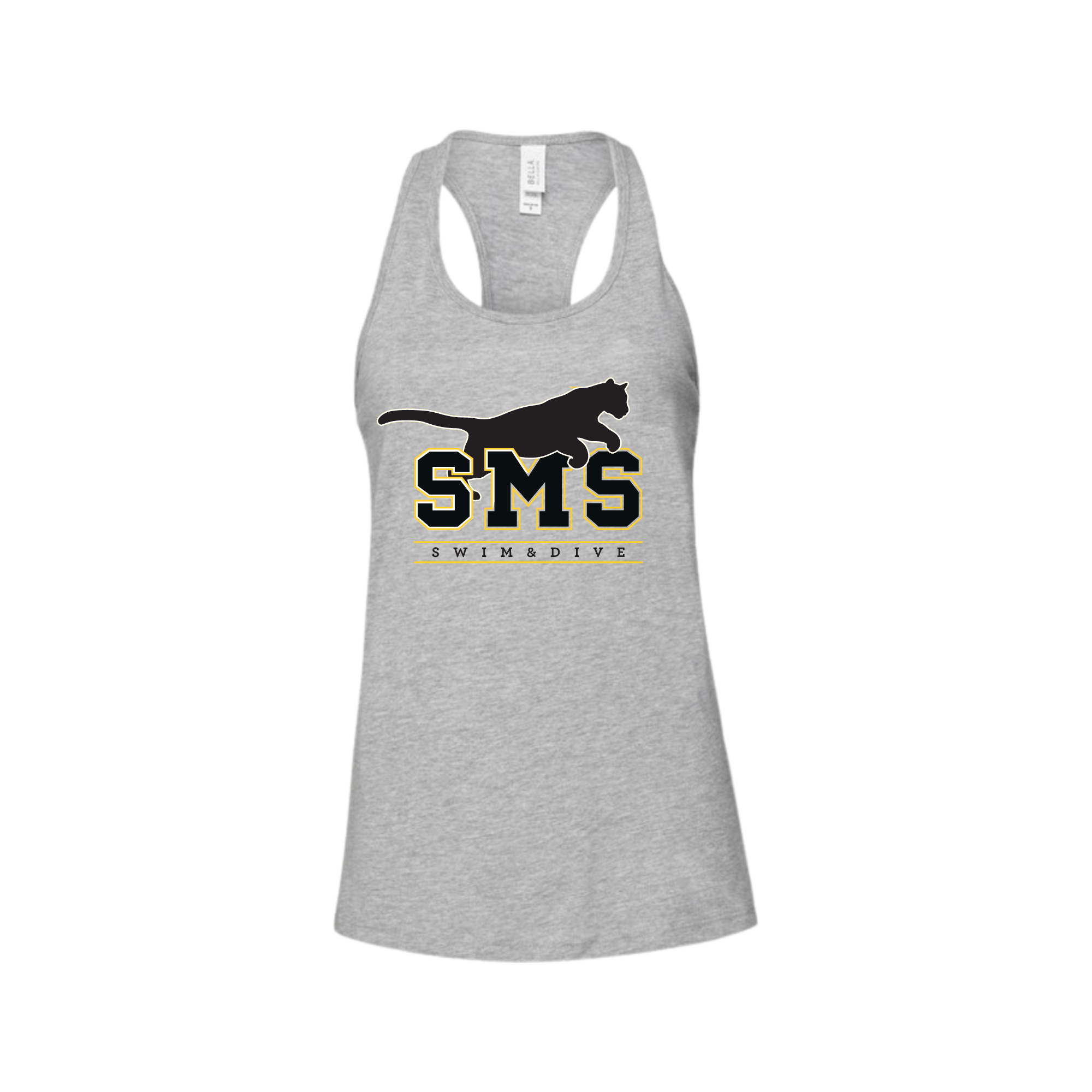 Ladies' Racer Back Tank (Customized) - Sutton Middle (Logo 2)