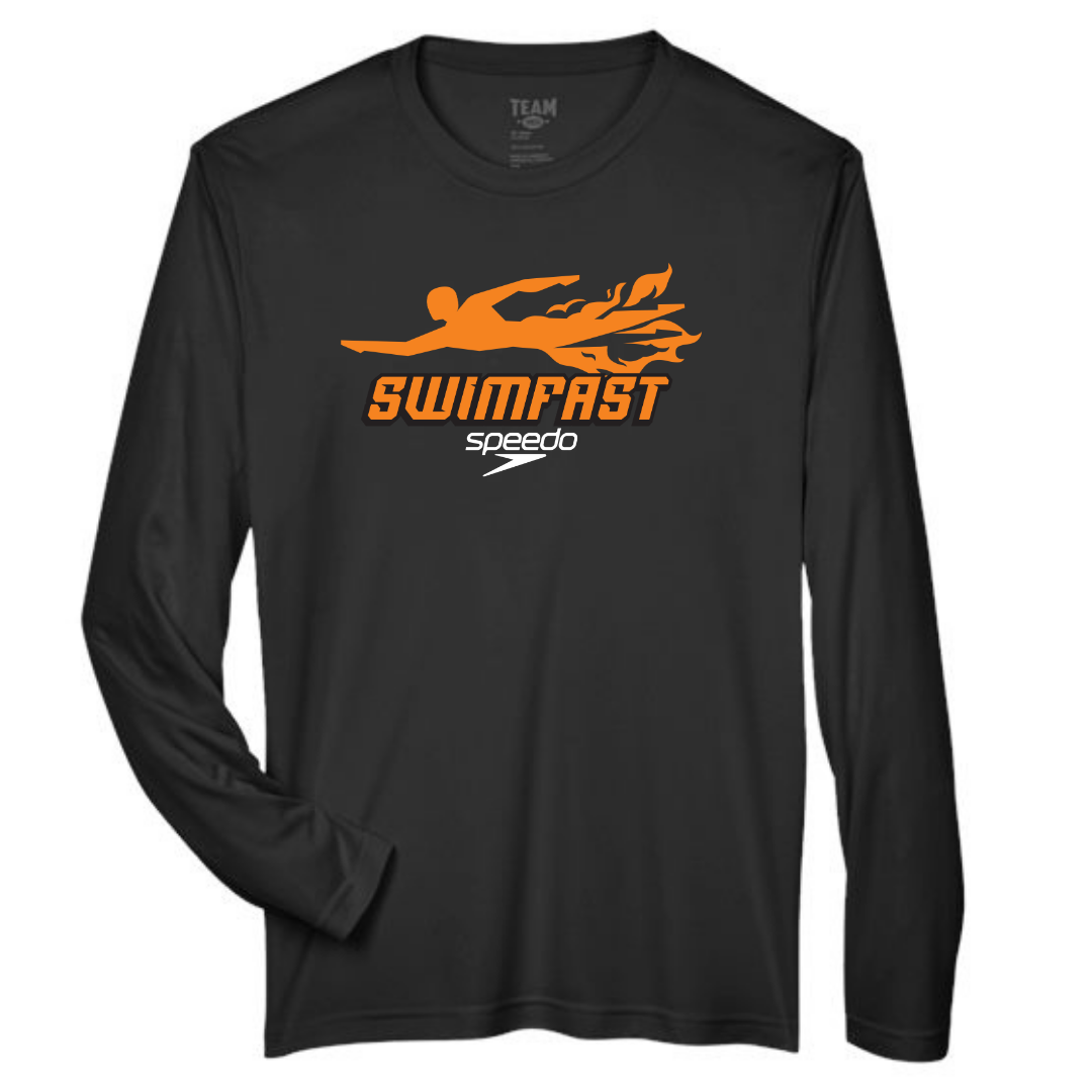 UV 40+ Protection Performance Long-Sleeve Tee (Customized) - SwimFast