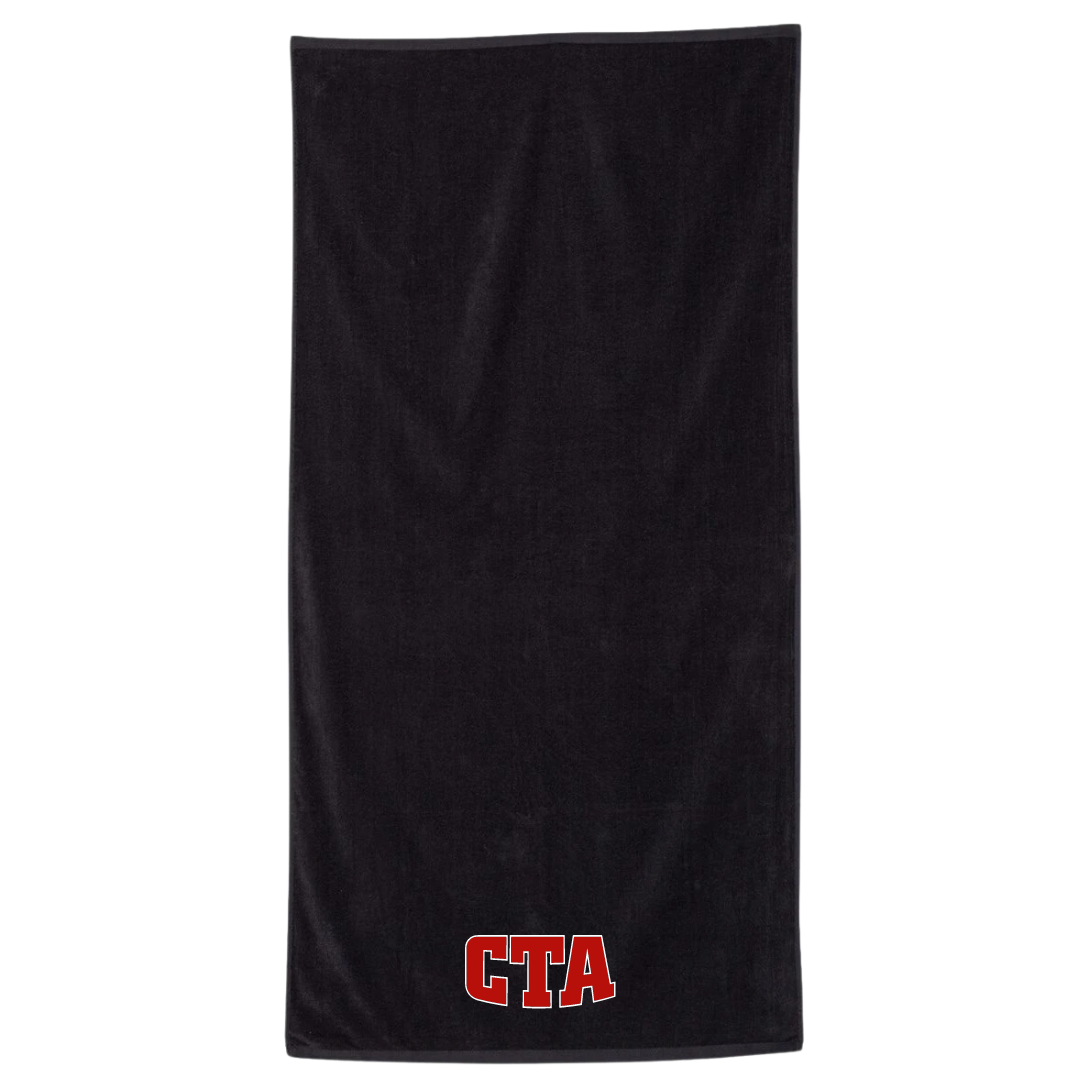 34" x 70" Velour Towel - (Customized) - Crimson Tide Aquatics