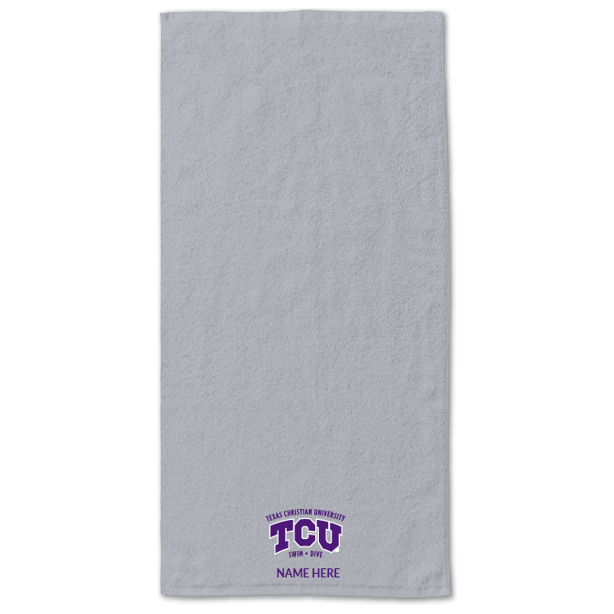 34" x 70" Velour Towel (Customized) - TCU