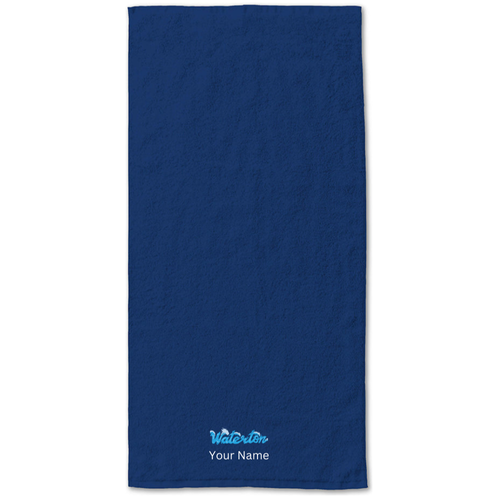 34" x 70" Velour Towel (Customized) - Waterton