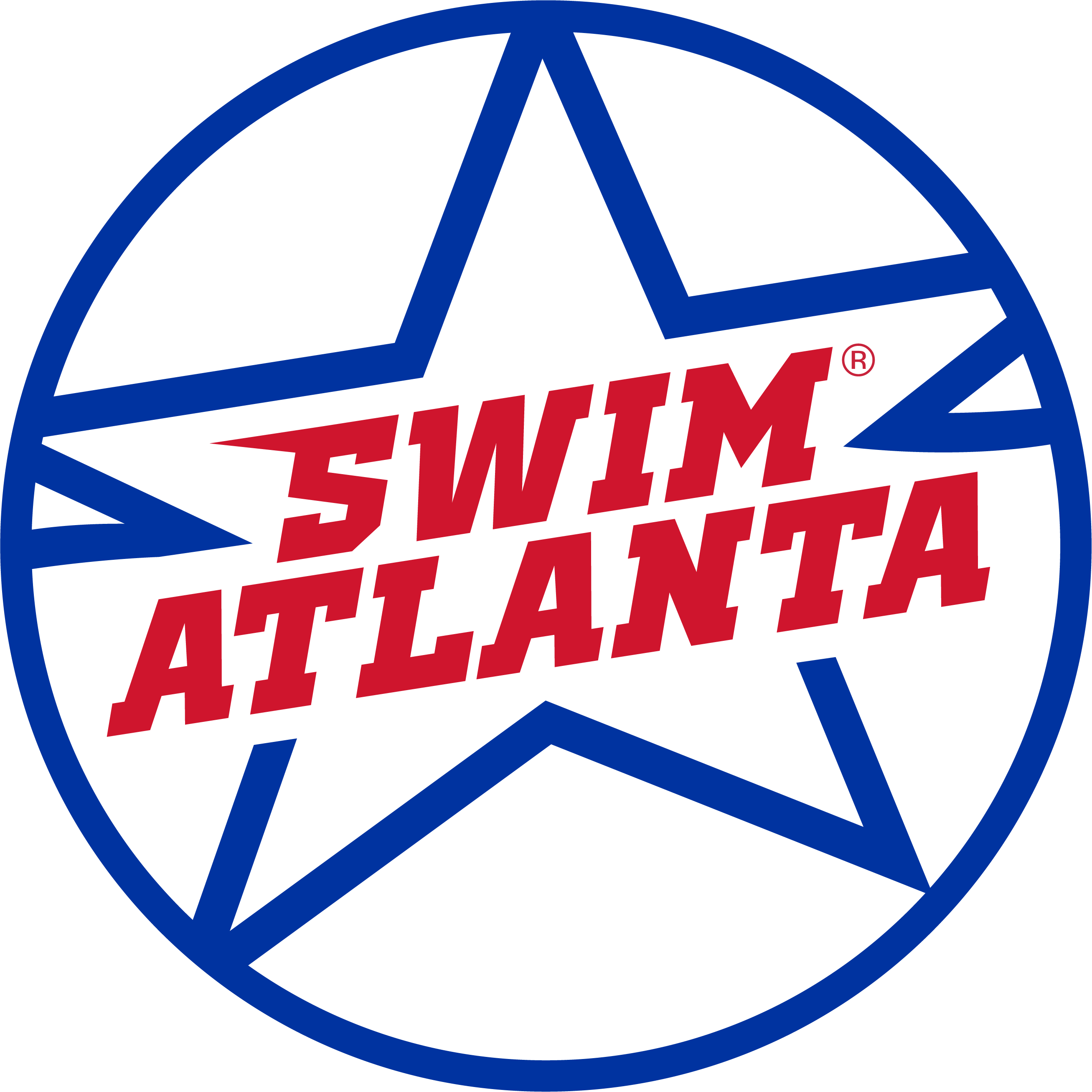 Swim Atlanta Car Magnet (6" Circle)