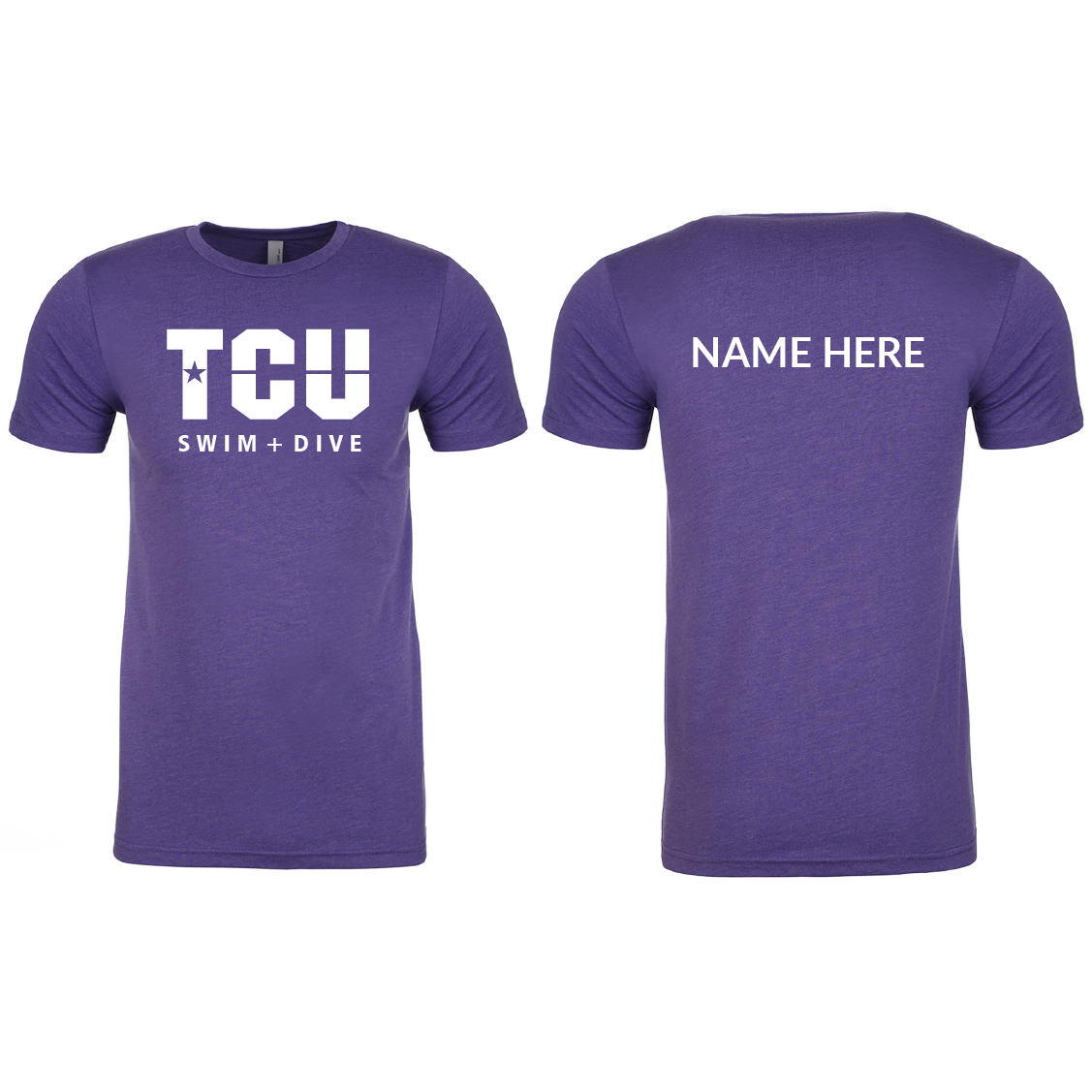 Unisex T-Shirt #1 (Name on back) - TCU