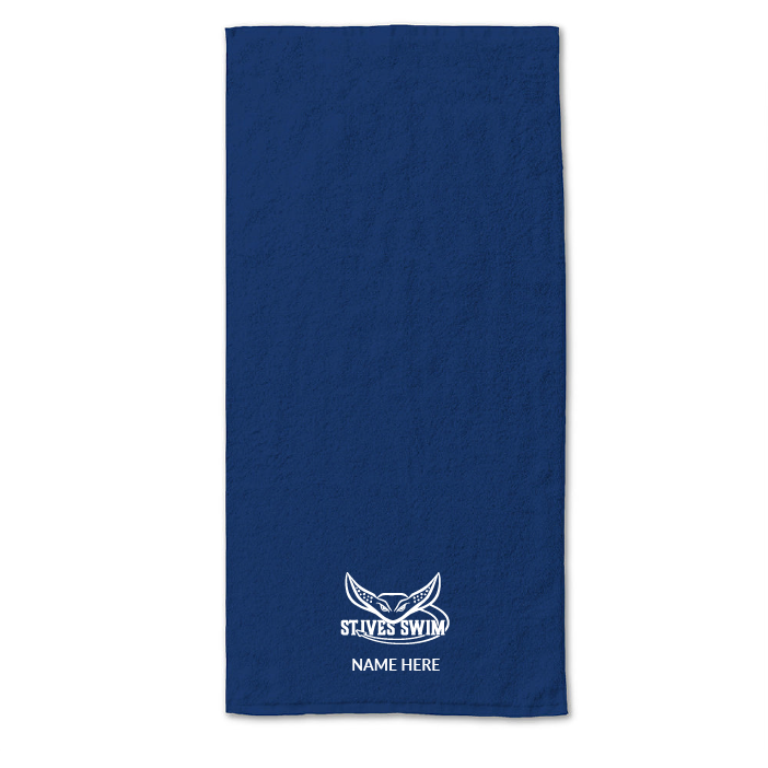 34" x 70" Velour Towel (Customized) - St Ives
