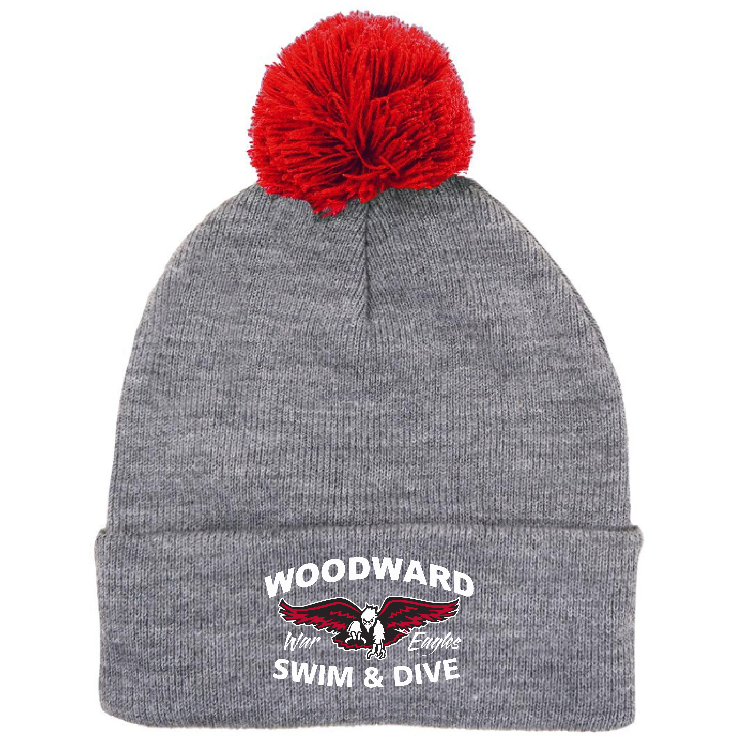 Puff Ball Beanie (Customized) - Woodward