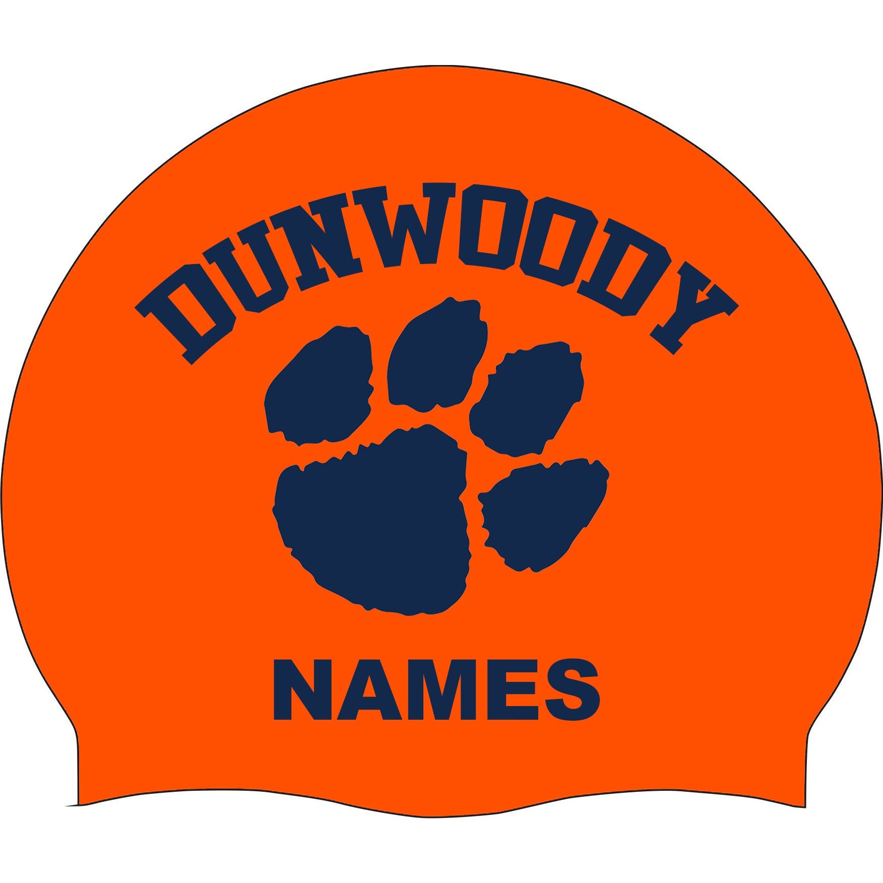Personalized Silicone Caps (2 Pack) - Dunwoody